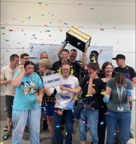 1.000.000 plooiboxen gereinigd